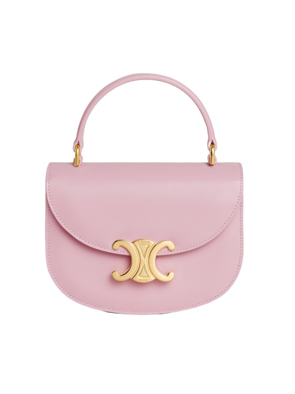 Сумка Celine Mini Besace Triomphe из блестящей телячьей кожи